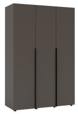 Dreiflügeliger Kleiderschrank Solo 3D Sh - graphitgrau