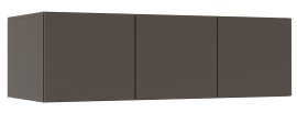 Oberschrank mit drei Türen Solo M3 - graphitgrau
