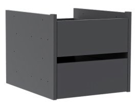 Schubladenset Dr 1 für Kleiderschränke Solo 1D Sh, 2D, 3D T, 4D T - graphitgrau