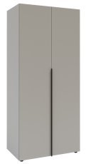 Garderobenschrank mit zwei Türen Solo 2D - grau