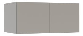 Oberschrank mit zwei Türen Solo M2 - grau