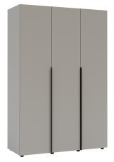 Drehtürenschrank Solo 3D Sh - grau