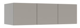 Oberschrank mit drei Türen Solo M3 - grau