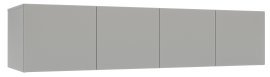 Oberschrank mit vier Türen Solo M4 - grau