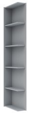 Eckregal Solo - grau