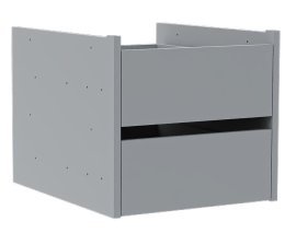 Schubladenset Dr 1 für Kleiderschränke Solo 1D Sh, 2D, 3D T, 4D T - grau