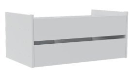 Schubladenset Dr 2 für Kleiderschränke Solo 2D Sh - Nymphaea alba