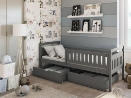 Kinderbett Terry - 80x160 cm - Graphit