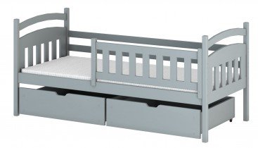 Lano - Kinderbett Terry - 80x180 cm - Grau