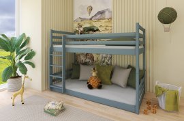 Bett na kat Mini - 80x160 cm - Grau