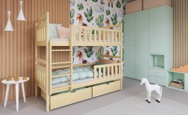 Bett na kat Monika - 80x160 cm - Kiefer