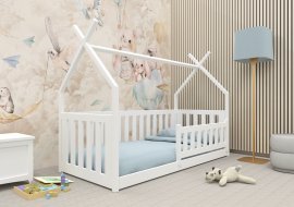 Kinderbett Bogus - 80x160 cm - weiß