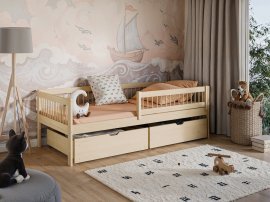 Kinderbett Edi - 80x160 cm - Kiefer