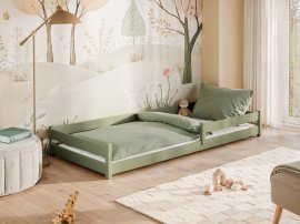 Kinderbett Alis - 80x180 cm - Olive