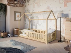 Kinderbett Haus Noan - 80x180 cm - Kiefer