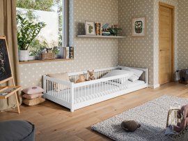 Kinderbett Pedro - 80x180 cm - weiß