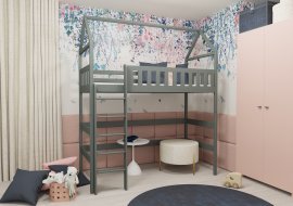 Etagenbett Otylia - 80x160 cm - Graphit