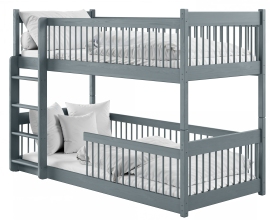 Etagenbett Boston - 80x180 cm - grau