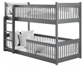 Etagenbett Boston - 80x180 cm - Graphit