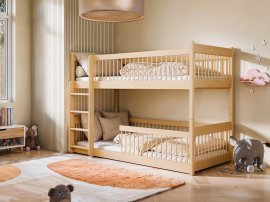 Etagenbett Boston - 80x180 cm - Kiefer
