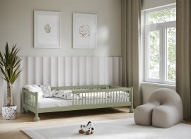 Kinderbett Star - 80x180 cm - Olivgrün