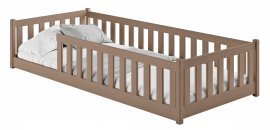 Kinderbett Bella – 80x160 cm – Milchschokolade