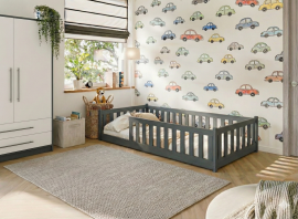 Kinderbett Bella – 80x180 cm – Graphit