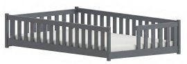 Kinderbett Ivy – 120x200 cm – Graphit