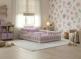 Kinderbett Ivy – 120x200 cm – Kaschmir