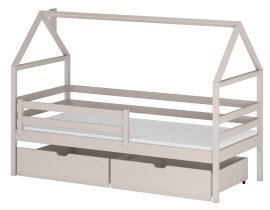 Kinderbett Haus Aron – 90x190 cm – Kaschmir