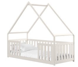 Kinderbett Haus Bee – 90x190 cm – Creme