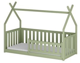 Kinderbett Bogus – 80x160 cm – Oliv