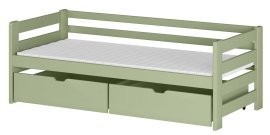 Kinderbett Ergo – 90x190 cm – Oliv