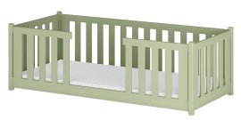 Kinderbett Fero – 80x200 cm – Olivgrün