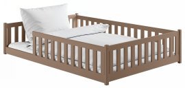 Kinderbett Mati – 140x200 cm – milchschokoladenbraun