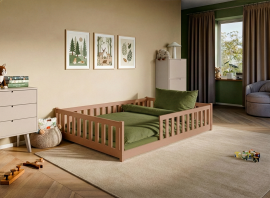 Kinderbett Mati – 140x200 cm – Zimt