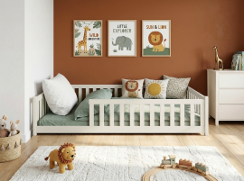 Kinderbett Mati – 140x200 cm – Creme