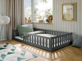 Kinderbett Otis – 120x200 cm – Graphit
