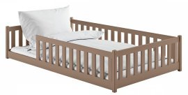 Kinderbett Otis – 120x200 cm – milchschokoladenbraun
