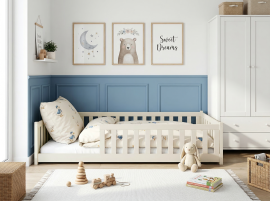Kinderbett Otis – 120x200 cm – Creme