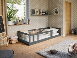Kinderbett Pedro – 90x200 cm – Graphit
