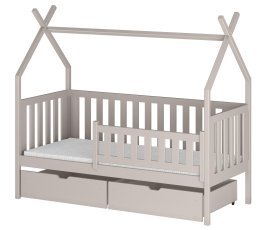 Kinderbett Hausform Simba – 90x200 cm – Kaschmir