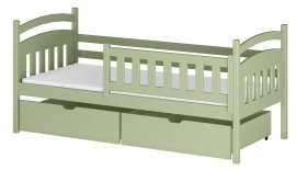 Kinderbett Terry – 80x160 cm – Oliv