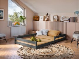 Kinderbett Zofia – 120x200 cm – Graphit