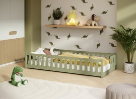 Kinderbett Zoya – 90x190 cm – Oliv