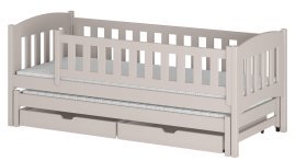 Kinderbett mit Zusatzbett Amelka – 90x190 cm – Kaschmir