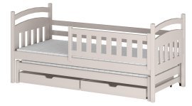 Kinderbett mit Zusatzbett Galaxy – 90x200 cm – Kaschmir