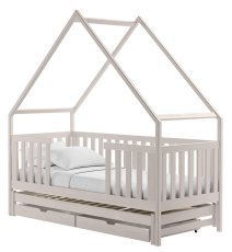 Kinderbett mit Zusatzbett Magic – 90x200 cm – Kaschmir