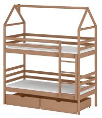 Etagenbett Alex – 90x190 cm – Zimt