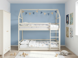 Etagenbett Axel – 80x180 cm – Creme